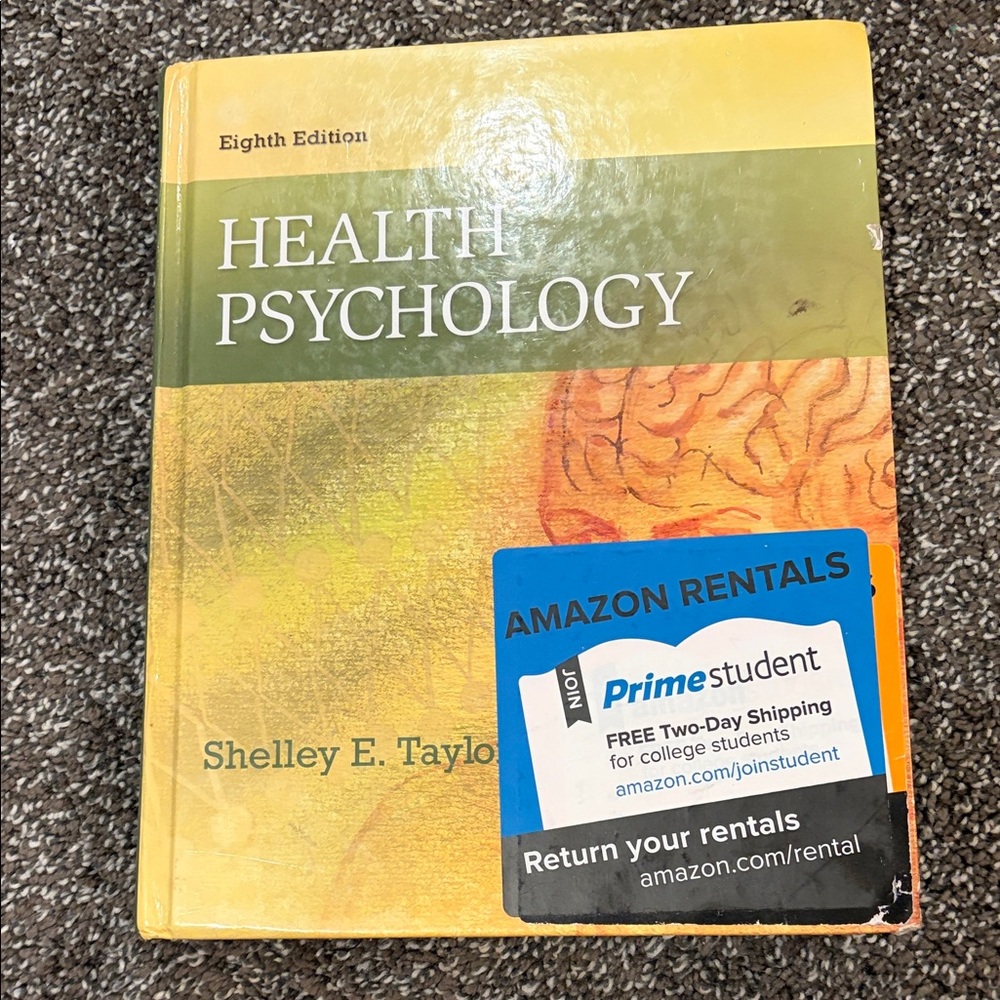 Health Psychology Book - Shelley E. Taylor